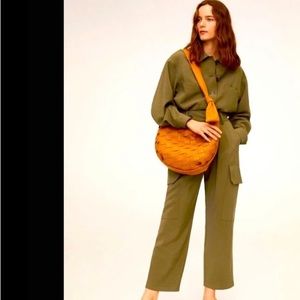 Mango two pieces cargo pant suit never worn